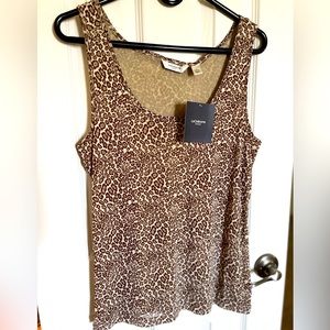 Liz Claiborne cheetah tank